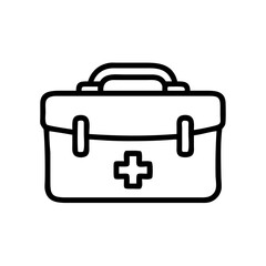 Icon of a doctorchest / first aid kit