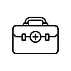 Icon of a doctorchest / first aid kit