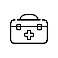 Icon of a doctorchest / first aid kit