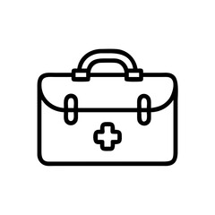 Icon of a doctorchest / first aid kit