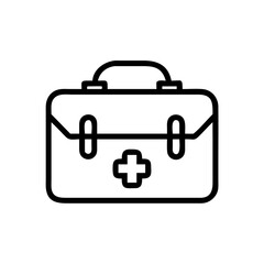 Icon of a doctorchest / first aid kit