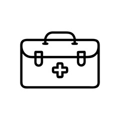 Icon of a doctorchest / first aid kit