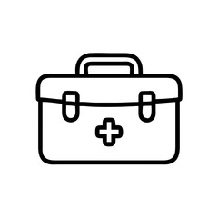 Icon of a doctorchest / first aid kit
