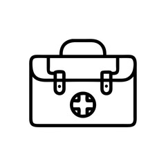 Icon of a doctorchest / first aid kit