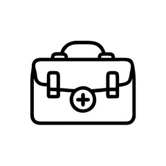 Icon of a doctorchest / first aid kit