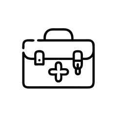 Icon of a doctorchest / first aid kit