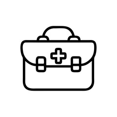 Icon of a doctorchest / first aid kit