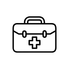 Icon of a doctorchest / first aid kit