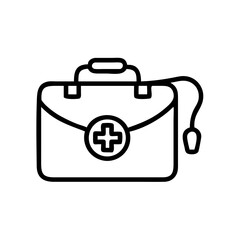 Icon of a doctorchest / first aid kit