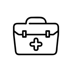 Icon of a doctorchest / first aid kit