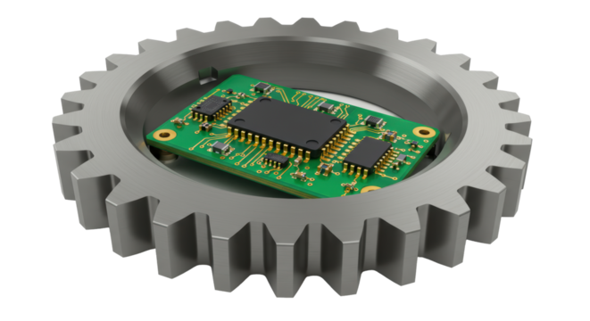 Isolated Gear with Embedded Circuit Board Technology