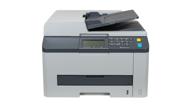 Isolated Multifunction Printer