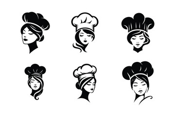 Chef Hats Silhouette Collection