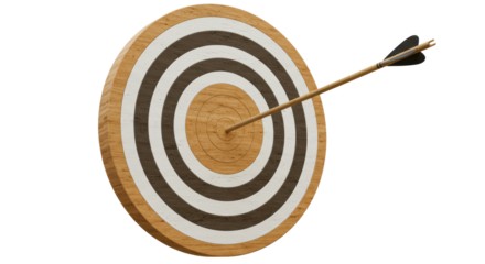 Isolated Target with Arrow