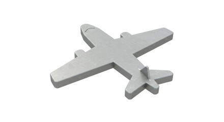 Obraz premium Isolated Airplane Silhouette