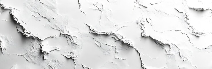 Obraz premium Abstract White Stone Texture Backdrop Featuring Rough Surfaces and Shadows Ideal for Backgrounds : Generative AI