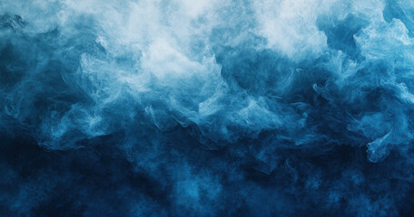 Fototapeta premium Stunning Blue Smoke Abstract Art