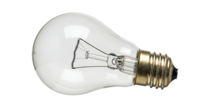 Isolated Light Bulb