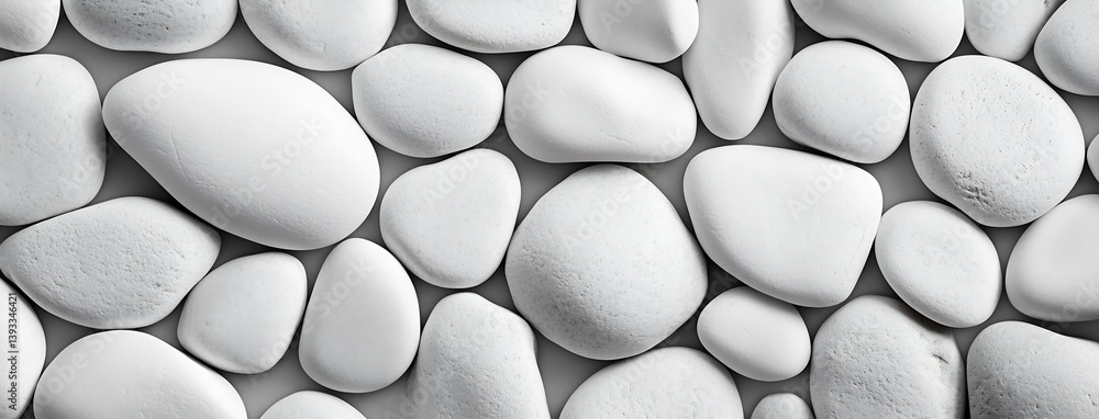 Aufkleber white stones background close up texture elegant pattern smooth neutral backdrop : generative ai