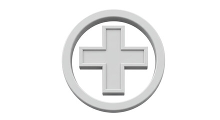 Obraz premium Isolated Plus Sign