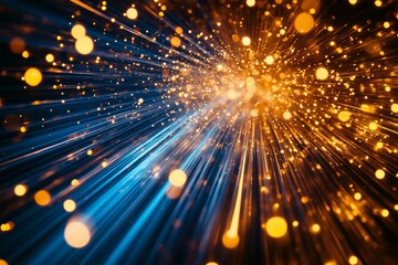 Blue and white energy combined with electrical electricity plasma power that crackles with fusion