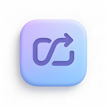 Media and Player Controls Icon Set Shuffle Button Vector Design