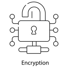 Encryption Icon. Vector Design