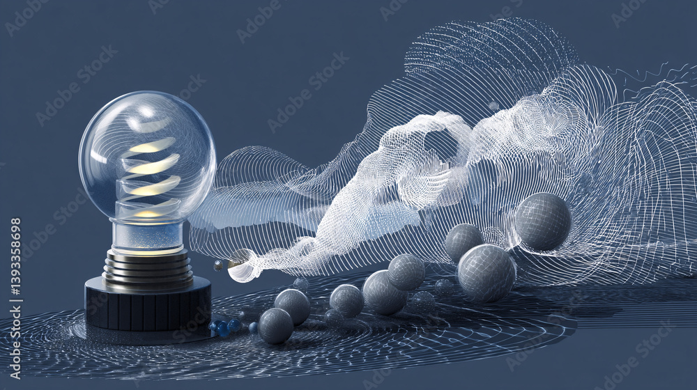 Poster a device uses the properties of quantum mechanics and light patterns to forecast the likelihood of f