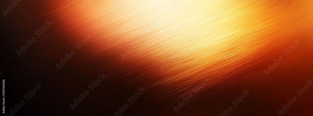 Poster Abstract Orange Light Streaks Background Warm Glowing Pattern with Diagonal Lines Energy and Motion Texture : Generative AI