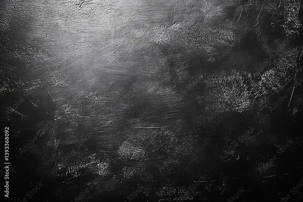 Fototapete Abstract Dark Texture Background Grunge Style Black Wall with Highlight Dramatic Moody Backdrop for Design : Generative AI