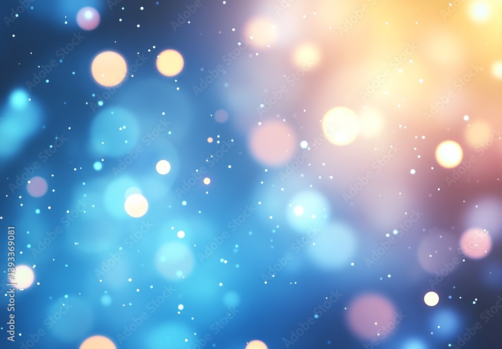 Poster Vibrant abstract backdrop with luminous circles and dreamy colors for artistic and advertising use : Generative AI