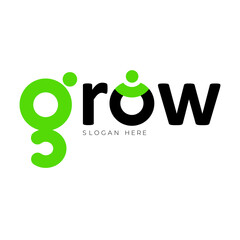 Stylish "G" grow logo, Stylish "O" with grow concept, Company growth logo, Arrow showing the grow up your work. 
click and enjoy