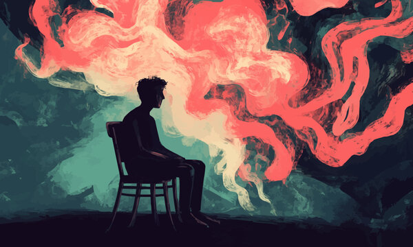 Concept illustration for mental health and psychotherapy