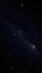 Fototapeta premium Vast, inky black night sky ablaze with countless sparkling stars, outer space, astronomical, galaxy