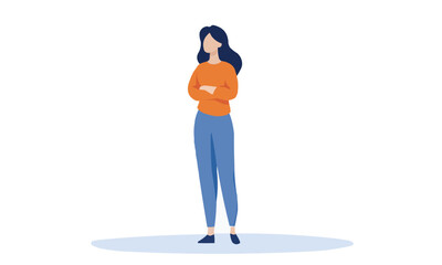 Fototapeta premium CRM. Customer network relationship management concept, Woman hold structure of global customer network technology, Data exchanges development. Customer service, HR, Internet Business strategy.