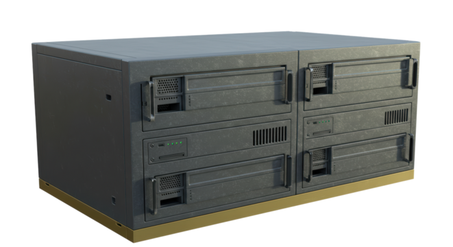 Isolated Server Rack Enclosure Data Storage System Unit