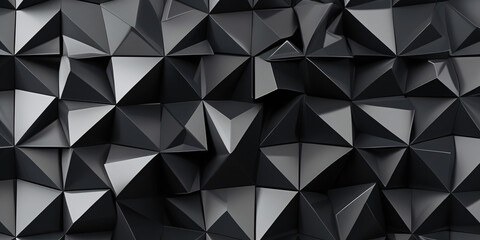 Fototapeta premium Black Abstract Geometric Background