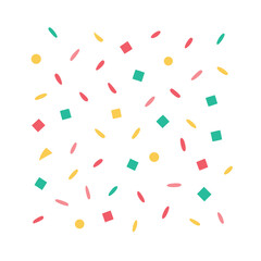 Colorful Confetti Pattern Background