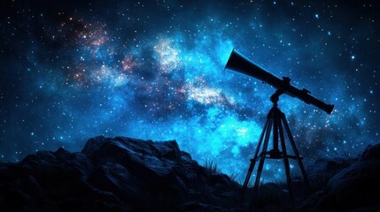 Night sky telescope observation