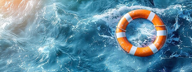sea lifebuoy water safety rescue marine life ring lifesaver ship. cruise sea lifebuoy water boat buoy ferry lake insurance help river travel coast ocean lifeline passenger safe drown orange railing