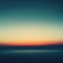 Breathtaking sunset over the ocean with vibrant colors reflected on calm water surface