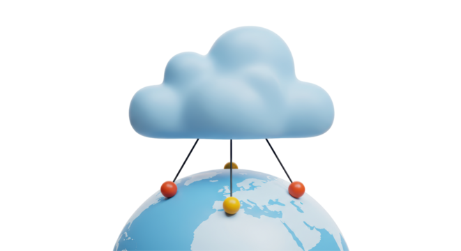 Isolated Cloud Computing Network Over Globe