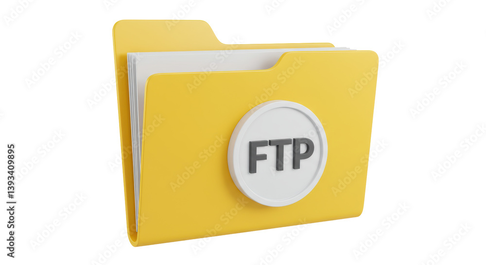 Poster isolated ftp folder for file transfer protocol