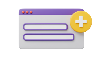 Isolated Website Form with Add Sign Button
