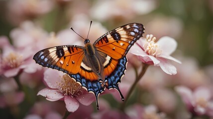 Obraz premium monarch butterfly on flower