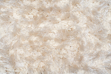 Decorative Knitted Fabric with Shiny Fibers Close-Up