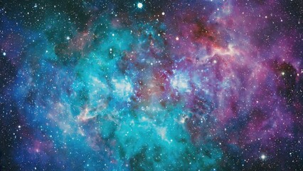 Obraz premium A vibrant galaxy filled with countless stars, offering a stunning celestial view