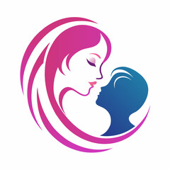 Heart of a Mother - Bold Pink Hug Graphic