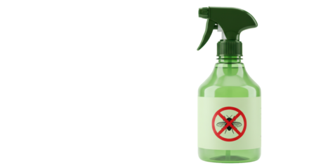 Isolated Spray Bottle with Insecticide for Pest Control