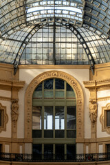 Obraz premium Interior of the famous Galleria Vittorio Emanuele II in Milan